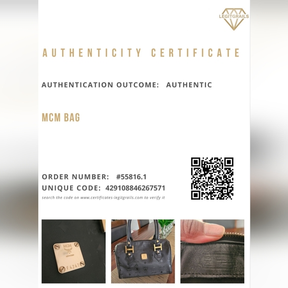 💥Authentic COA💥 MCM Visetos w/unbranded strap!! - Picture 10 of 13